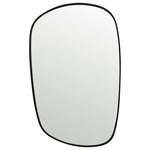 Monroe Black Organic Wall Mirror 50cm x 76cm