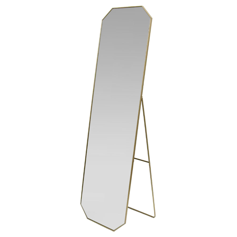 Aurora Full-length Gold Cheval Mirror with Stand 50cm x 165cm