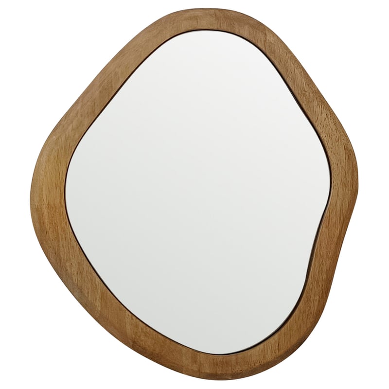 Randa Organic Wood Wall Mirror 52.5cm x 59.5cm 18909MIR