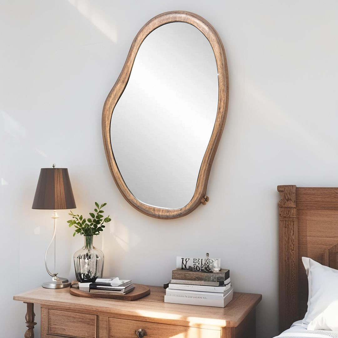 Orlo Organic Wood Wall Mirror 40cm x 70cm