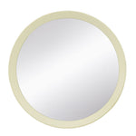 Helene Porthole Mango Cream Wood Wall Mirror