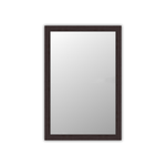 Elma Wood Mirror Mocha Brown