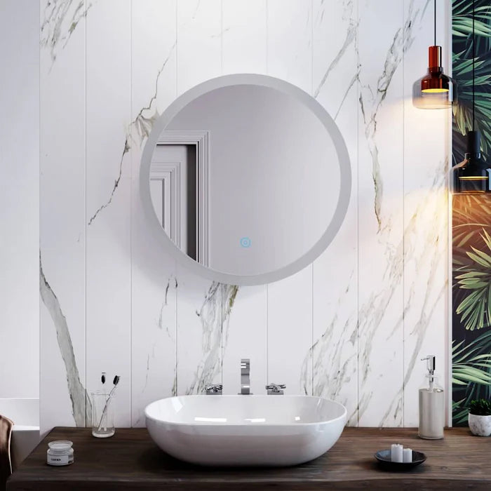 Elegant Showers Round Bathroom LED Mirror