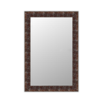 Zeke Wood Mirror Textured Brown