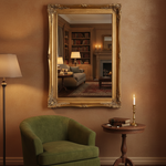 Amelie Ornate Mirror Antique Gold