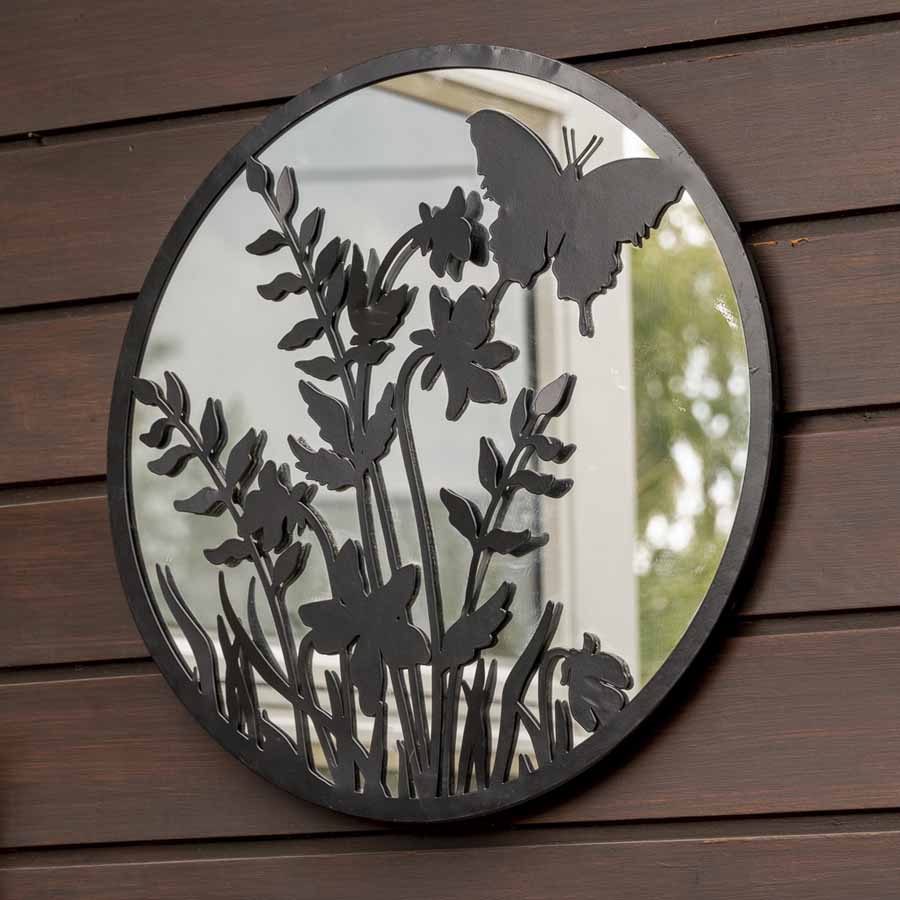Papillon Butterfly Mirror Wall Art 50cm