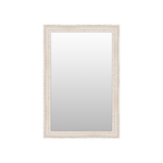 Zale Wood Mirror White Washed