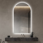 Elara Arch LED Mirror 90x50cm Frameless Backlit Design