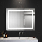 Elegant Showers Rectangle LED Bathroom Mirror Bluetooth 90cm x 70cm