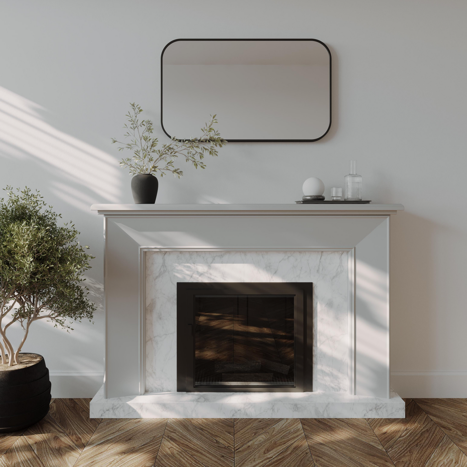 Modern Soft Rectangle Mirror