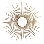 Nova Wall Mirror Gold Sunburst 119cm