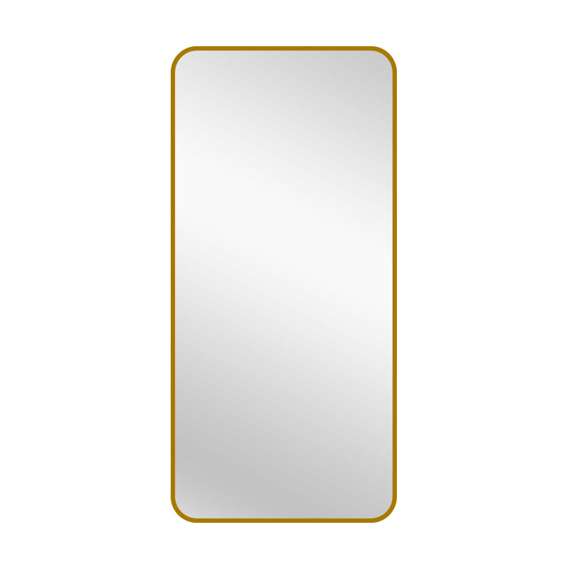 Eliza Gold Metal Rectangular Floor Mirror