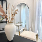 Sierra Arch Step Floor Mirror Beach White 100cm x 180cm