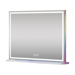 Vanitii Luxe Hollywood Glow Vanity Mirror with RGB and Bluetooth VNT-8058ST-JMBTRGB1