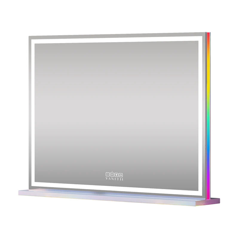 Vanitii Luxe Hollywood Glow Vanity Mirror with RGB and Bluetooth VNT-8058ST-JMBTRGB1