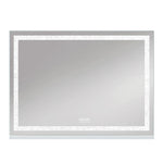 Vanitii Hollywood LED strip music mirror VNT-8058-CrystalBT-WHT