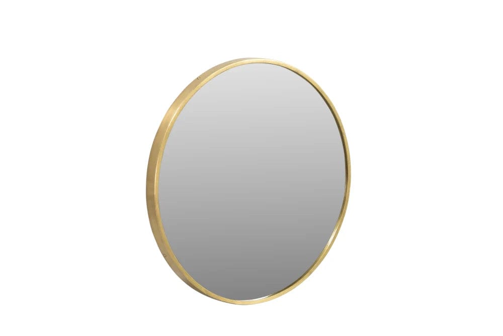 Bisque Traders Neysa Metal Round Mirror 70cm / 86cm Bronze / Small PR39338BRO