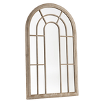 CHL Enterprises Large Garden Arched Window Mirror Sand 75x131cm V231-MID-61