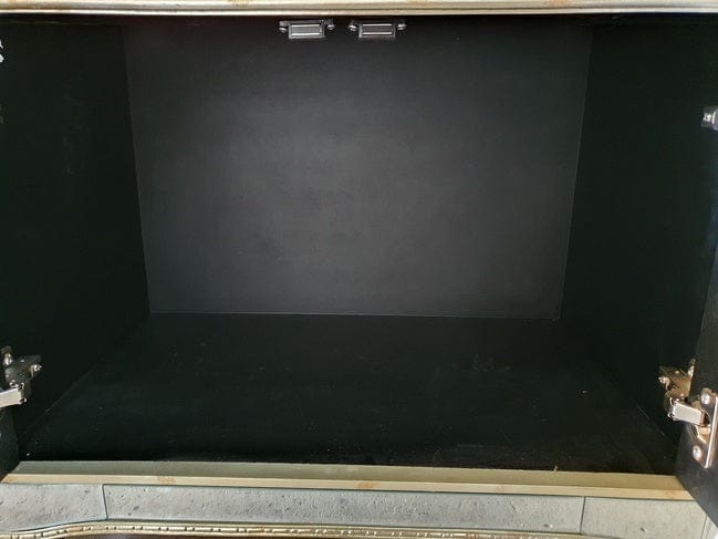 Dasch Design Charlotte Mirrored Drawer Cabinet Antique Ribbed 41104