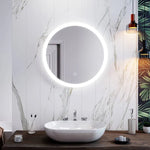 Elegant Showers Round Bathroom LED Mirror