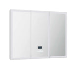 Bathroom Mirror Wall Cabinet LED Light Vanity Shaving Medicine Storage Organiser BV-MC-LED-TD01-WH