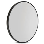 Embellir Bathroom Round Wall Mirror Black | MM-WALL-ROU-BK-50