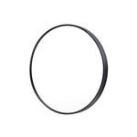 La Bella Round Bathroom Wall Mirror Black |  V274-FT-BM-ALUR-BK50
