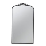 Philbee Interiors Valentina Ornate Floor Mirror Black 82199