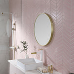 Remer Remer Modern Round Wall Mirror - Lowest Price Guarantee 61cm x 61cm / Brushed Brass MR61-BB