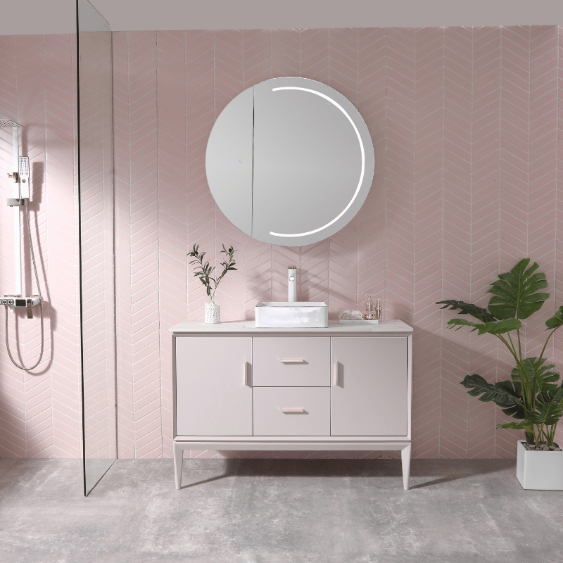 Remer Remer Pearl LED Mirror Shaving Cabinet - Free Shipping P90D