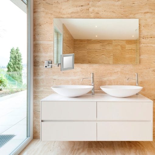 Thermogroup Ablaze 3x Square Magnification Mirror With Light