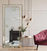 Zenith Beaded Framed Mirror Medium 70cm x 170cm