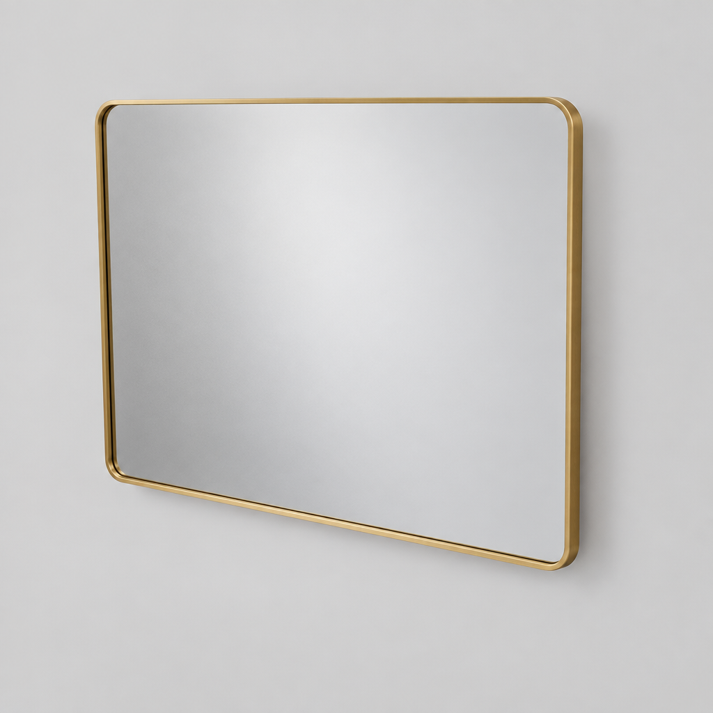 Lily Soft Rectangle Wall Mirror 100cm x 80cm