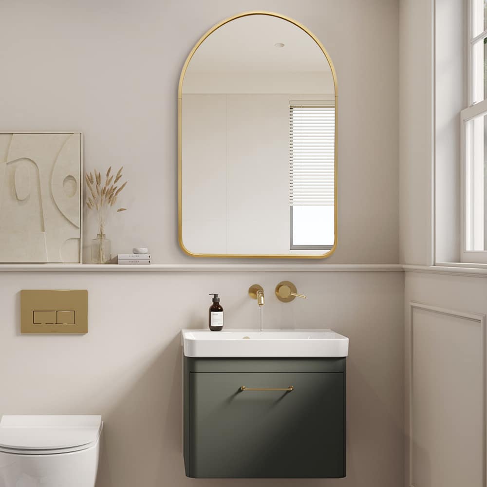 Amelia Arched Wall Mirror 80cm x 100cm