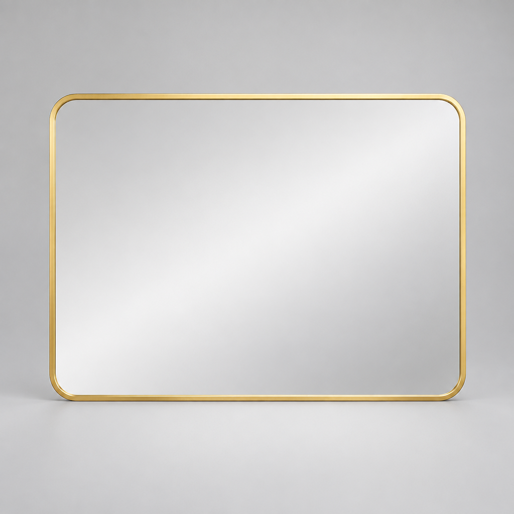 Lily Soft Rectangle Wall Mirror 100cm x 80cm