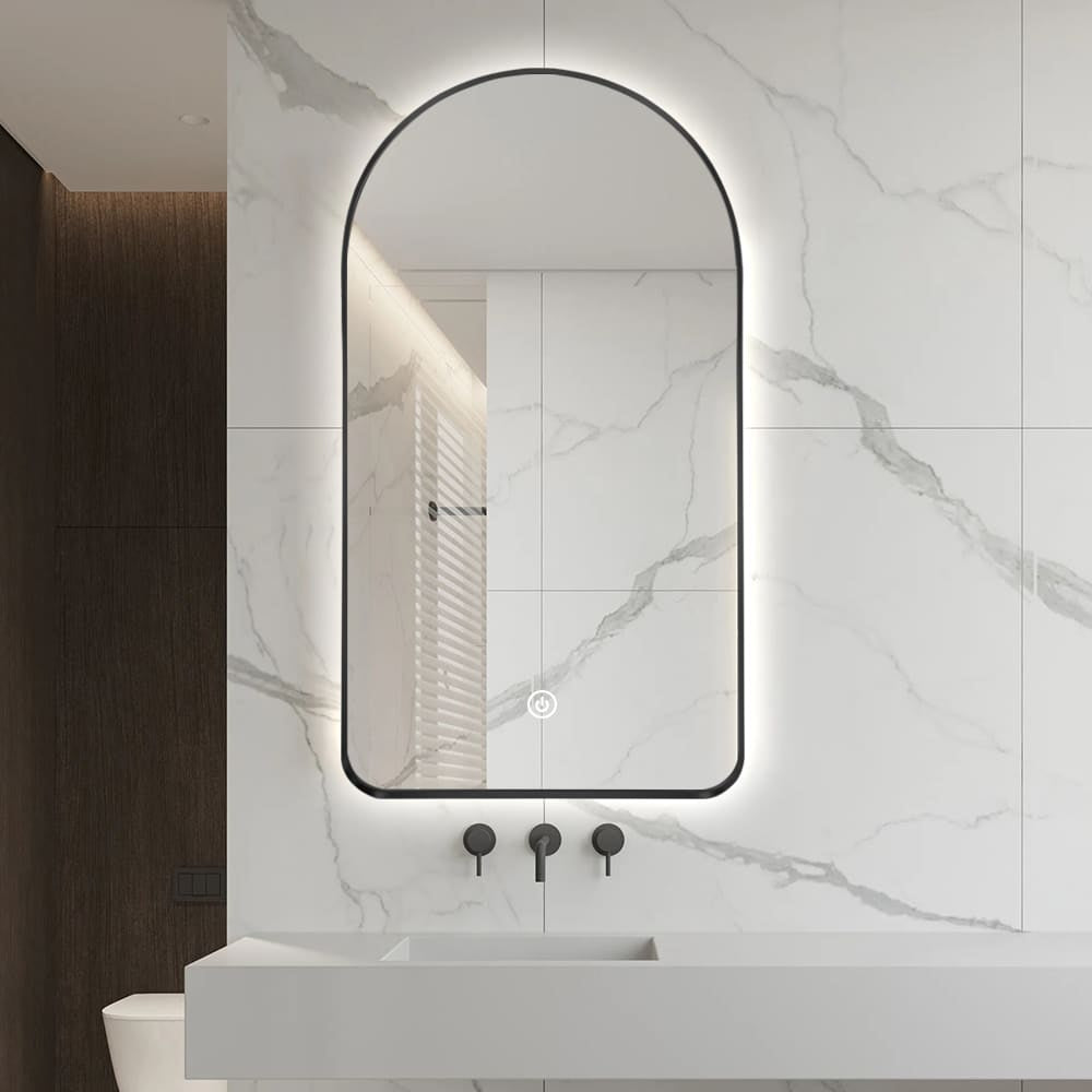 Ada Arched LED Wall Mirror 90cm x 50cm