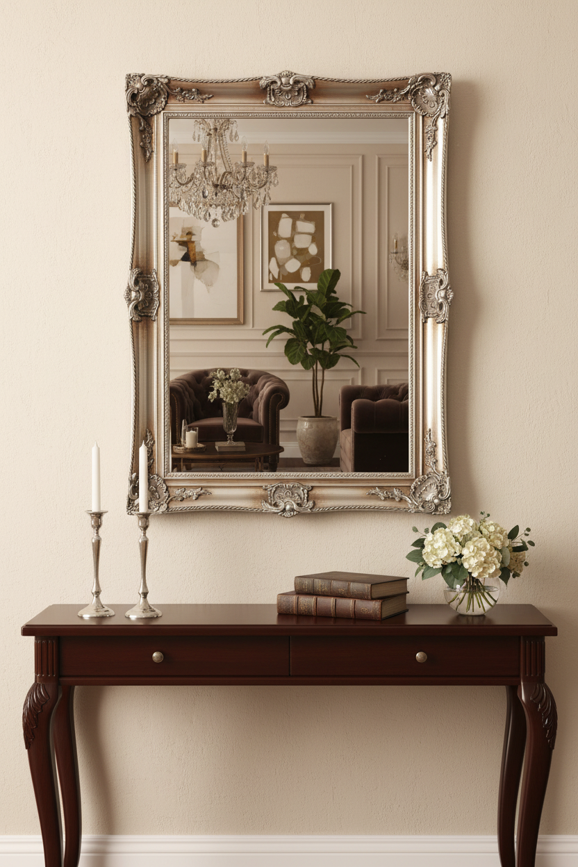 Mirror Space Camille Ornate Wall Mirror