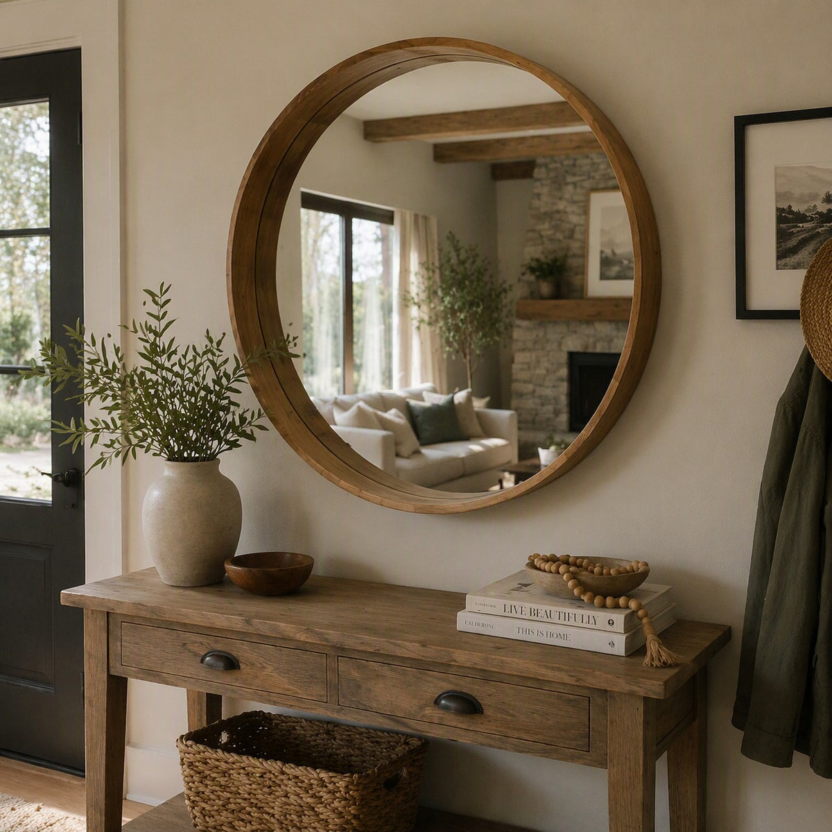 Yarrabah Round Mirror 80cm x 80cm