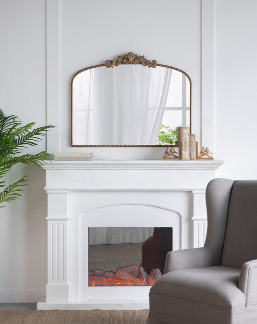 Tilly Baroque Ornate Arch Gold Mirror 101x79cm