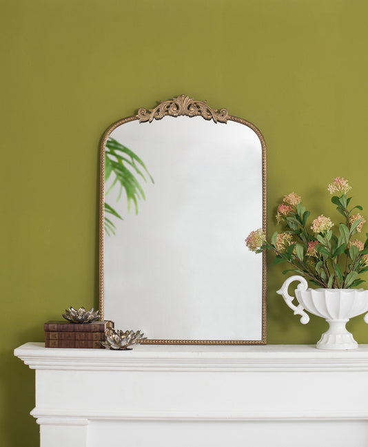 Tilly Baroque Ornate Arch Gold Mirror 61cm x 91.4cm