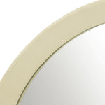 Helene Porthole Mango Cream Wood Wall Mirror