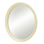 Helene Porthole Mango Cream Wood Wall Mirror