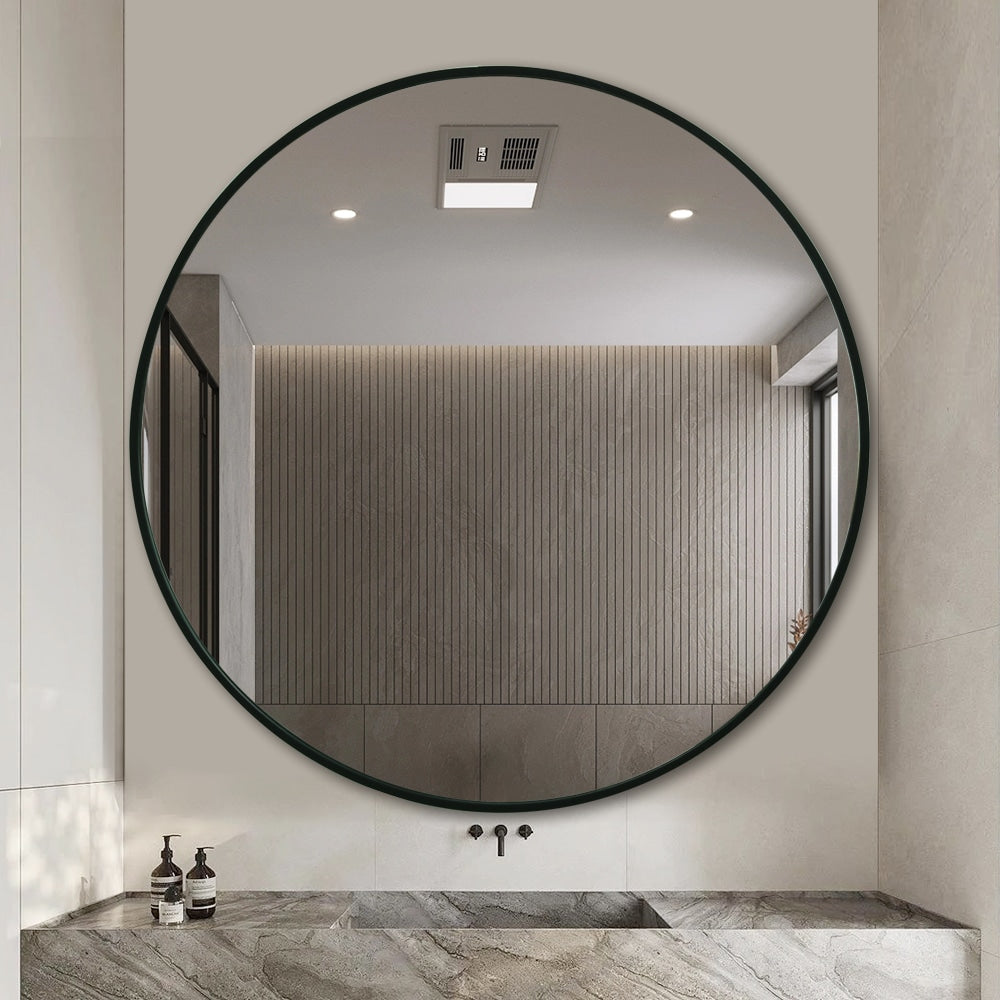 Harriet Modern Round Wall Mirror 100cm