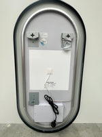 Marley Oval LED Bathroom Frosted Edge Mirror