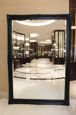 Valencia Ornate Mirror Black
