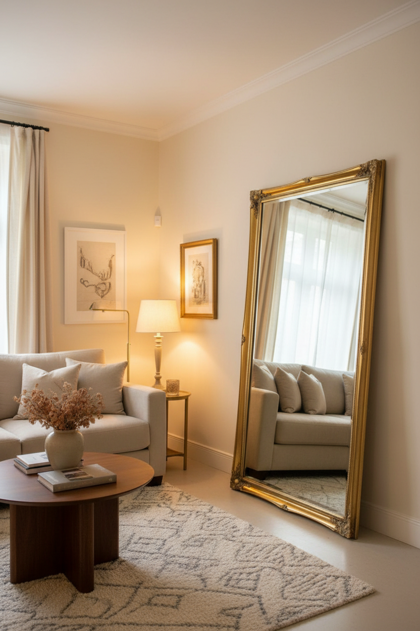 Valencia Ornate Mirror Gold