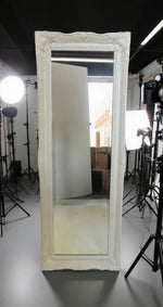Valencia Ornate Mirror White