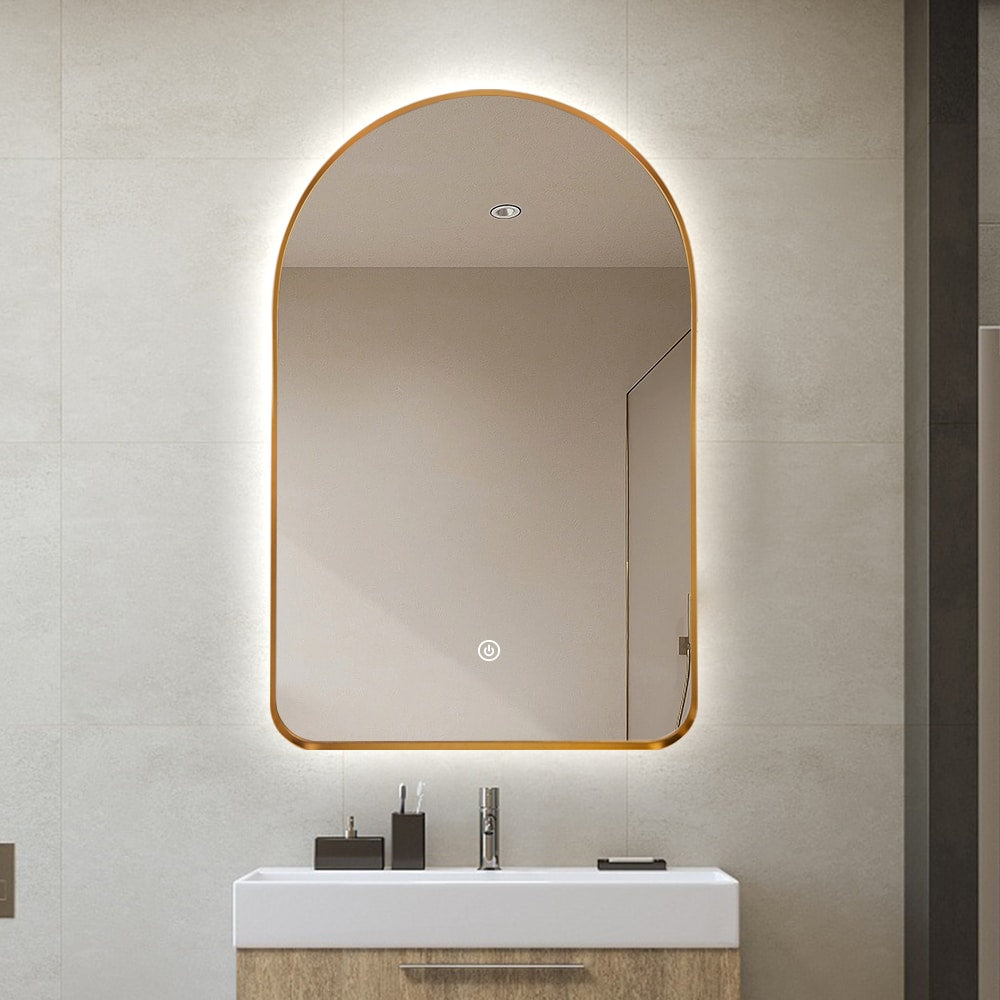 Ada Arched LED Wall Mirror 90cm x 50cm
