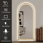 Adelaide Full Length Arched LED Mirror 180cm x 80cm