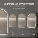 Ada Arched LED Wall Mirror 90cm x 50cm